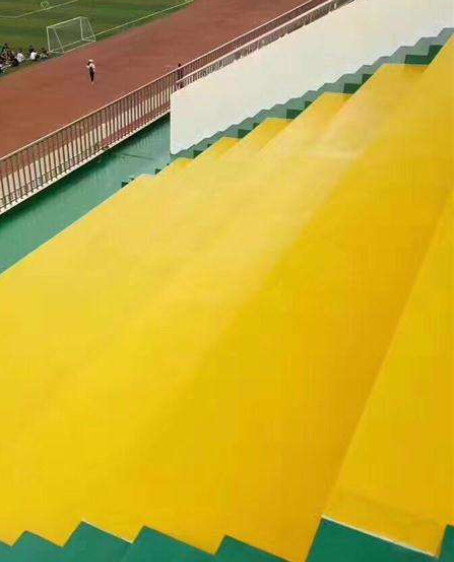开平球场台阶翻新修补改造